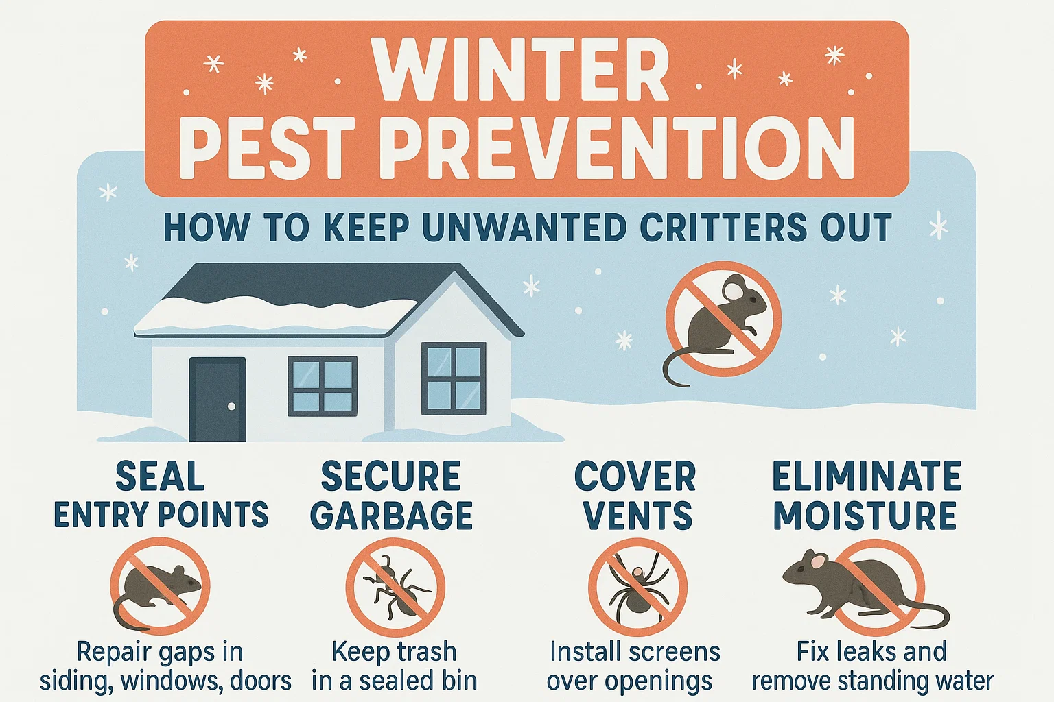 Winter Critter Defense infographic