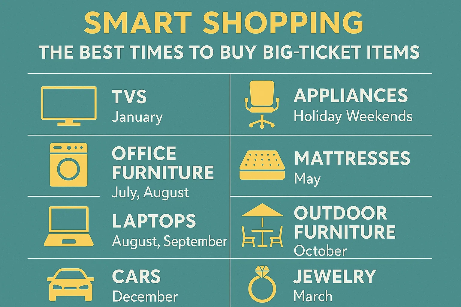 Smart Shopping Guide infographic