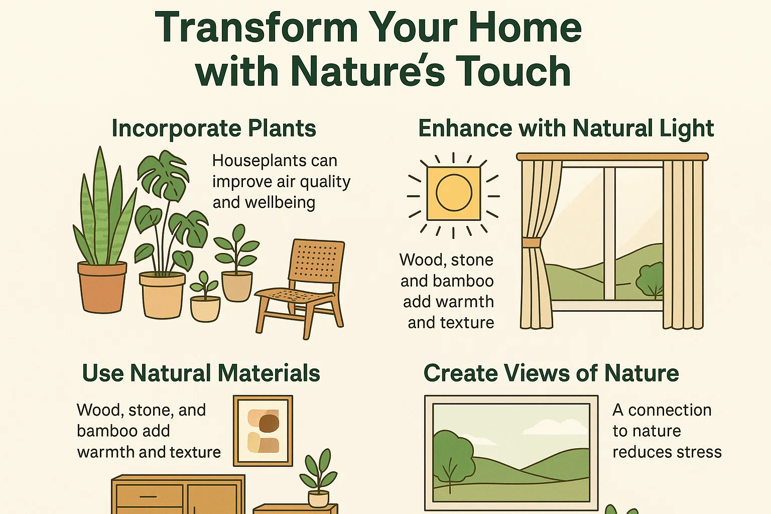 Biophilic Design Guide infographic