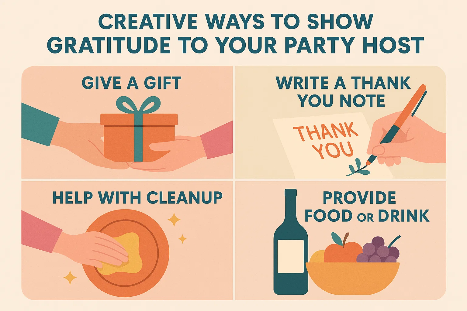 Gratitude Tips Infographic infographic