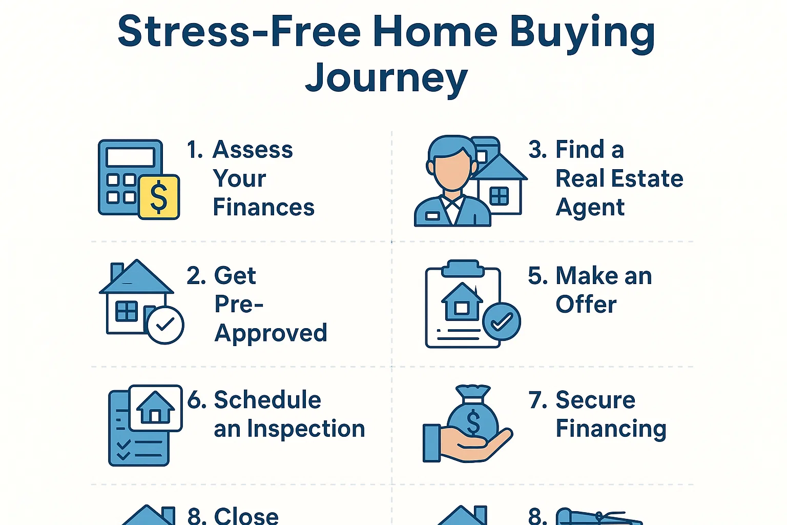 Stress-Free Home Buying infographic