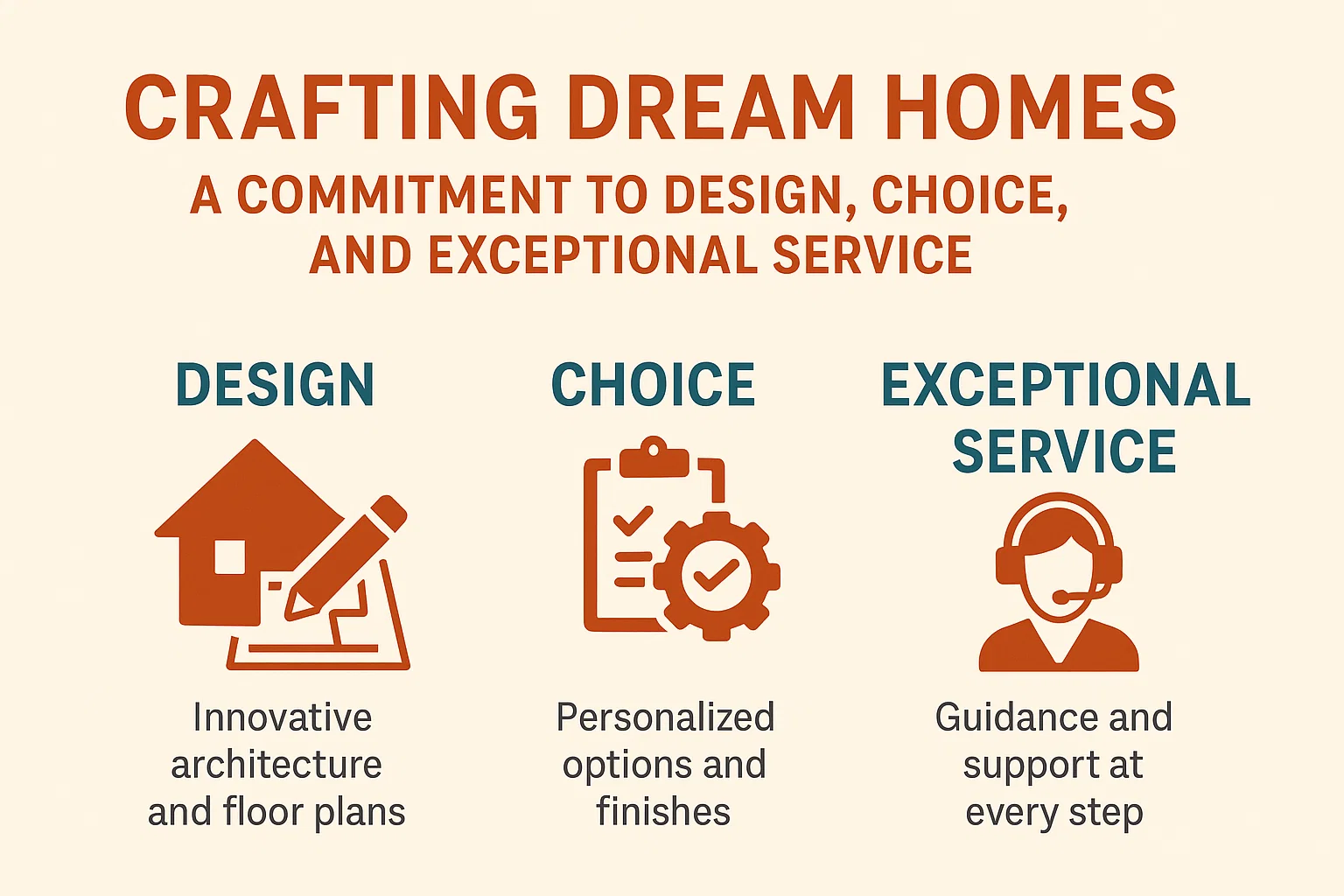 Crafting Dream Homes infographic