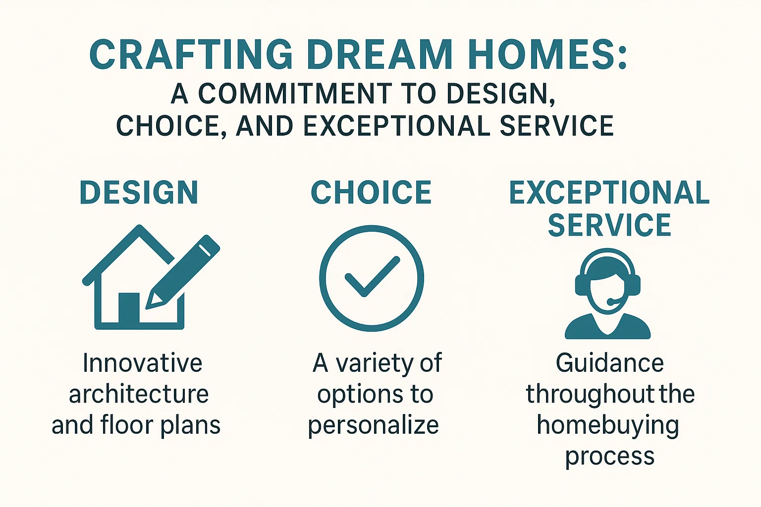 Crafting Dream Homes infographic