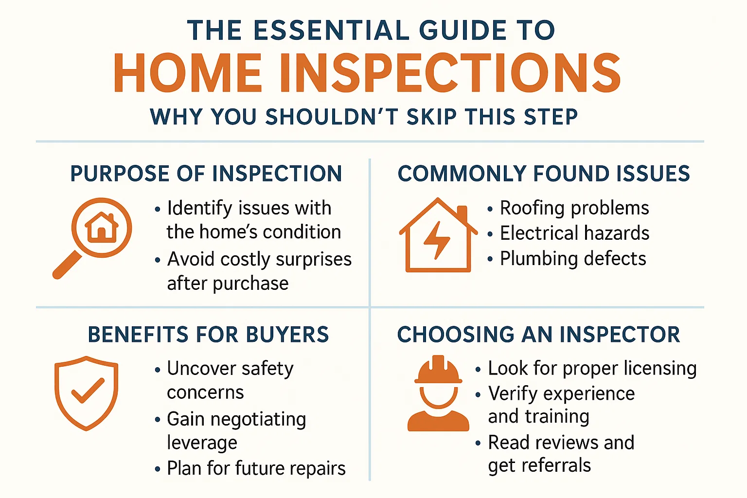 Home Inspection Guide infographic