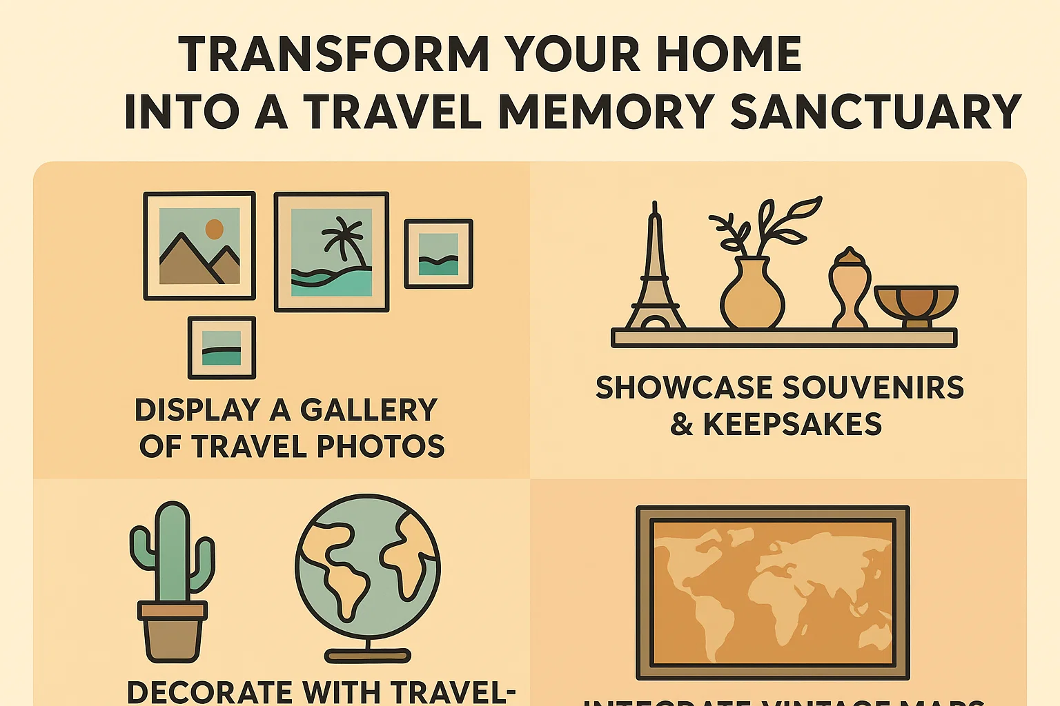 Travel Memory Sanctuary infographic