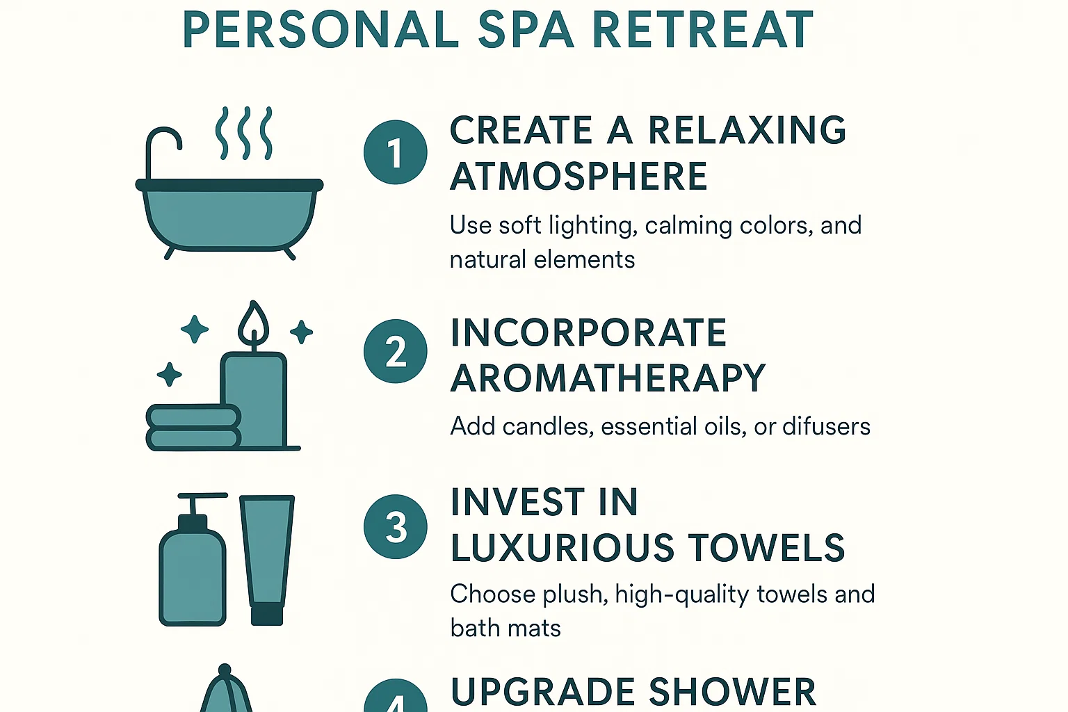 Personal Spa Retreat infographic