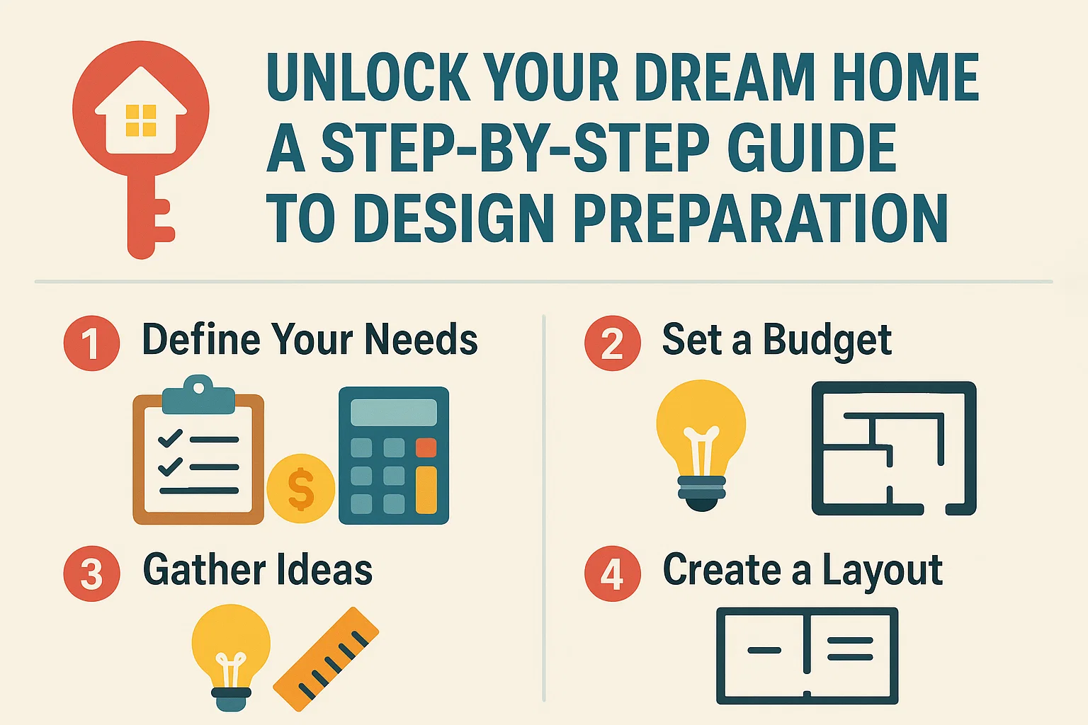 Dream Home Design Guide infographic