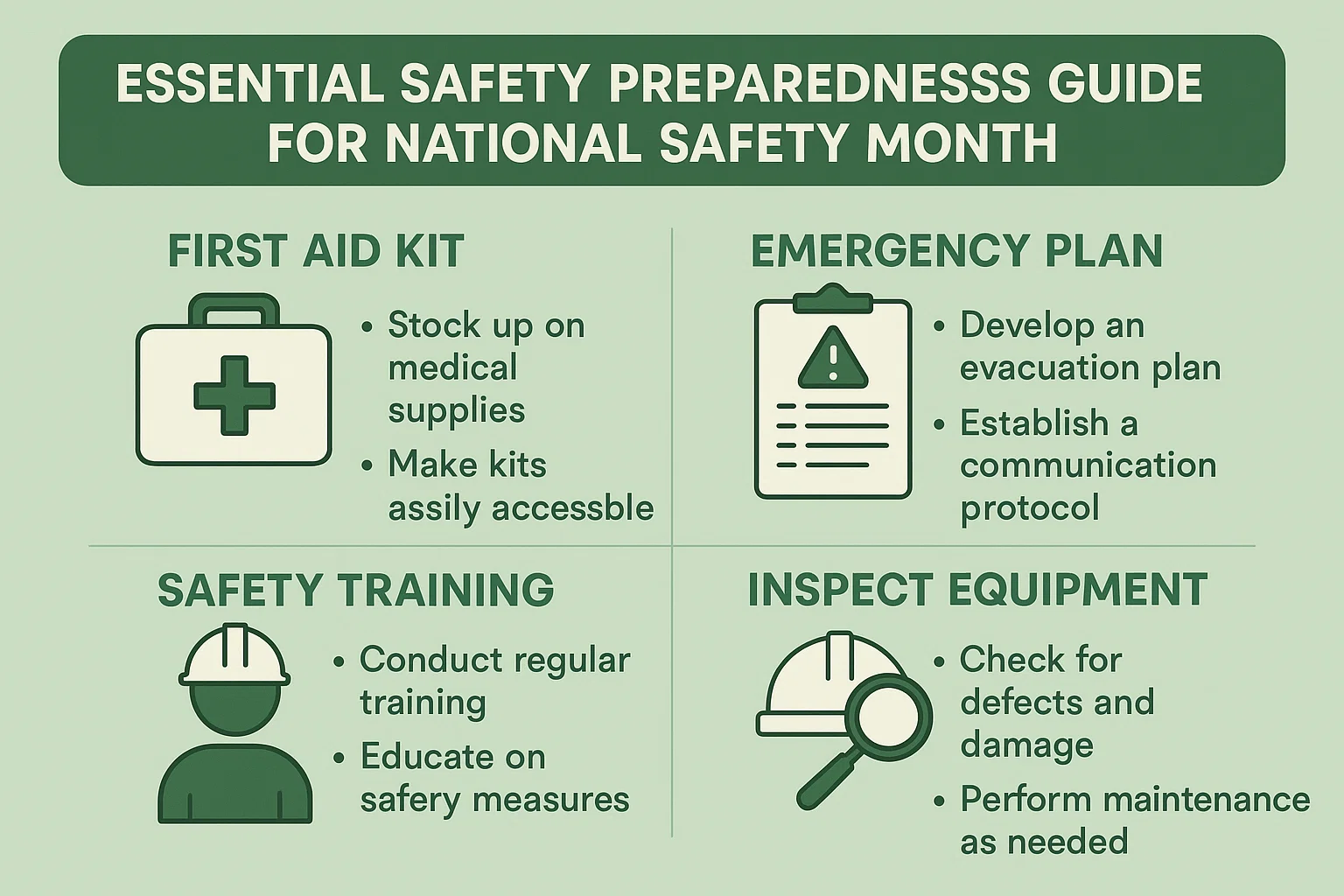 National Safety Infographic infographic