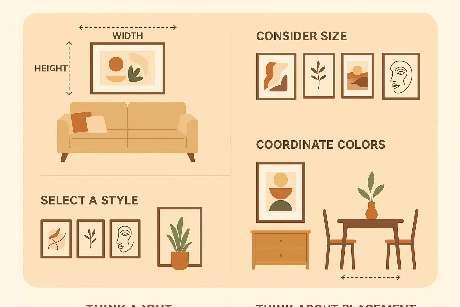 Wall Art Selection Guide infographic