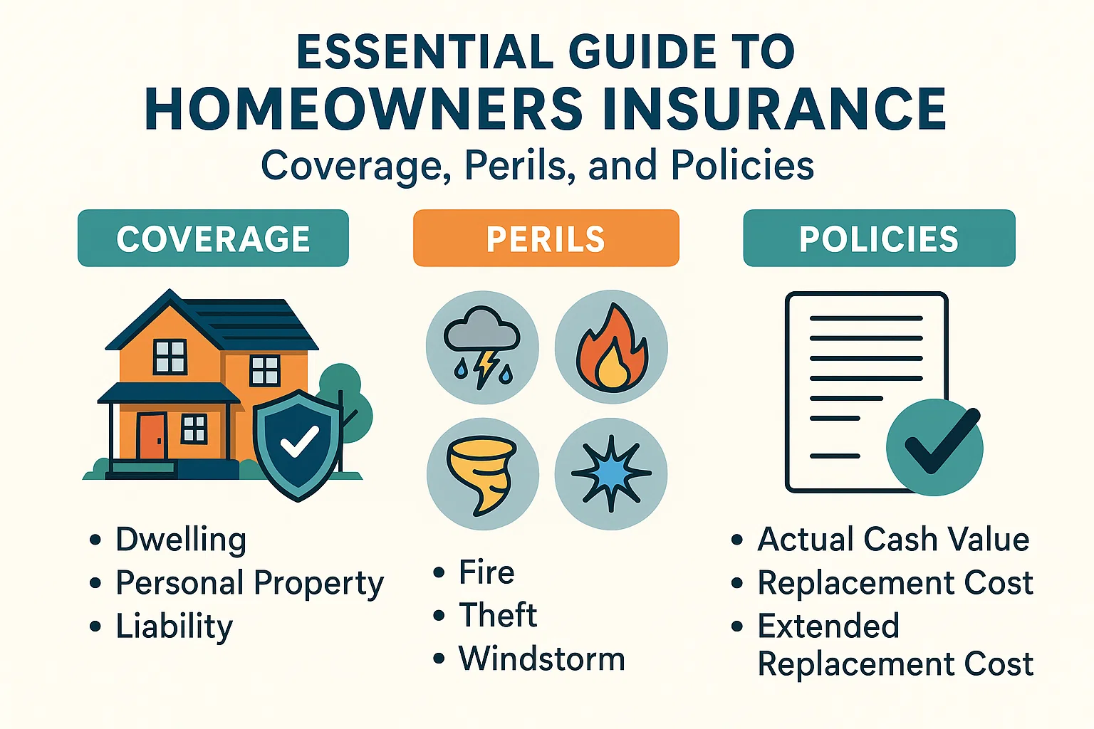 Homeowners Insurance Guide infographic