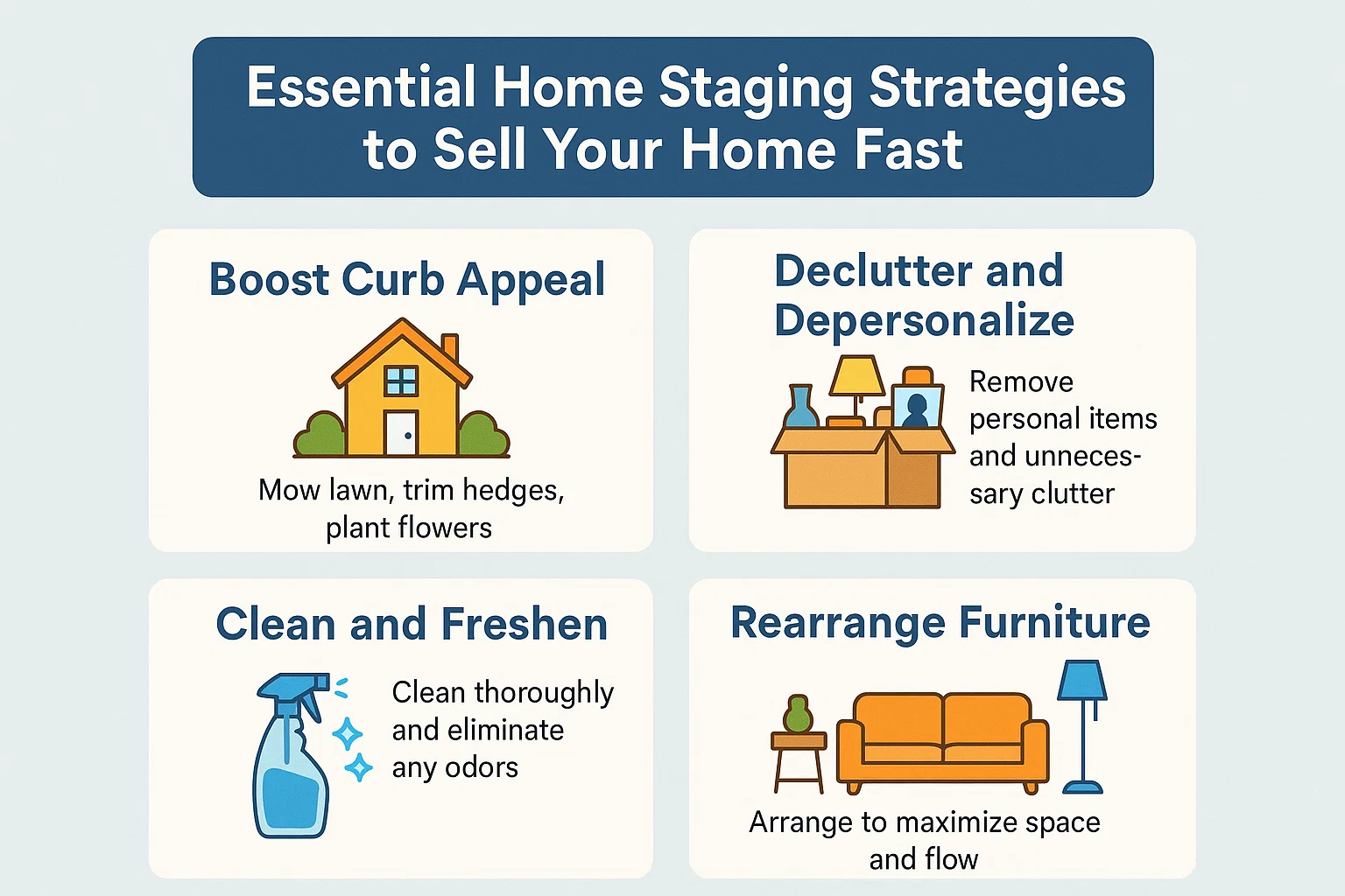 Home Staging Tips infographic