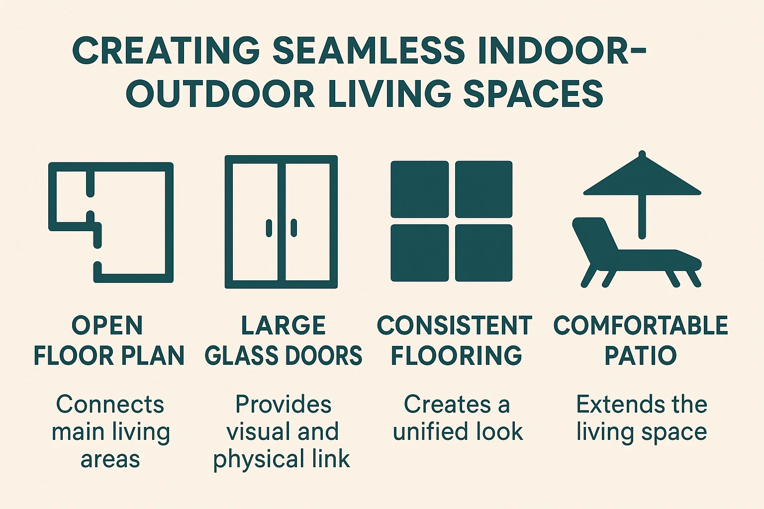 Indoor-Outdoor Living Spaces infographic
