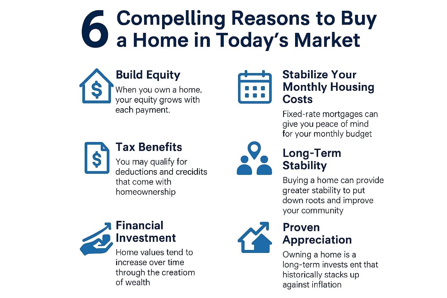 Home Buying Benefits infographic