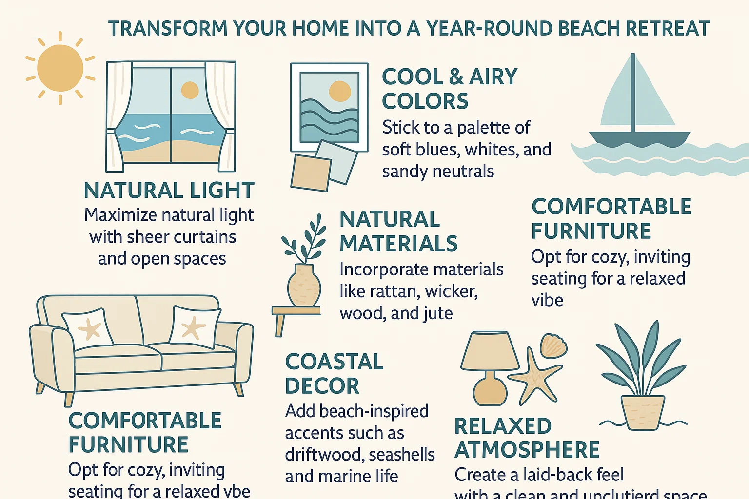 Home Beach Retreat infographic