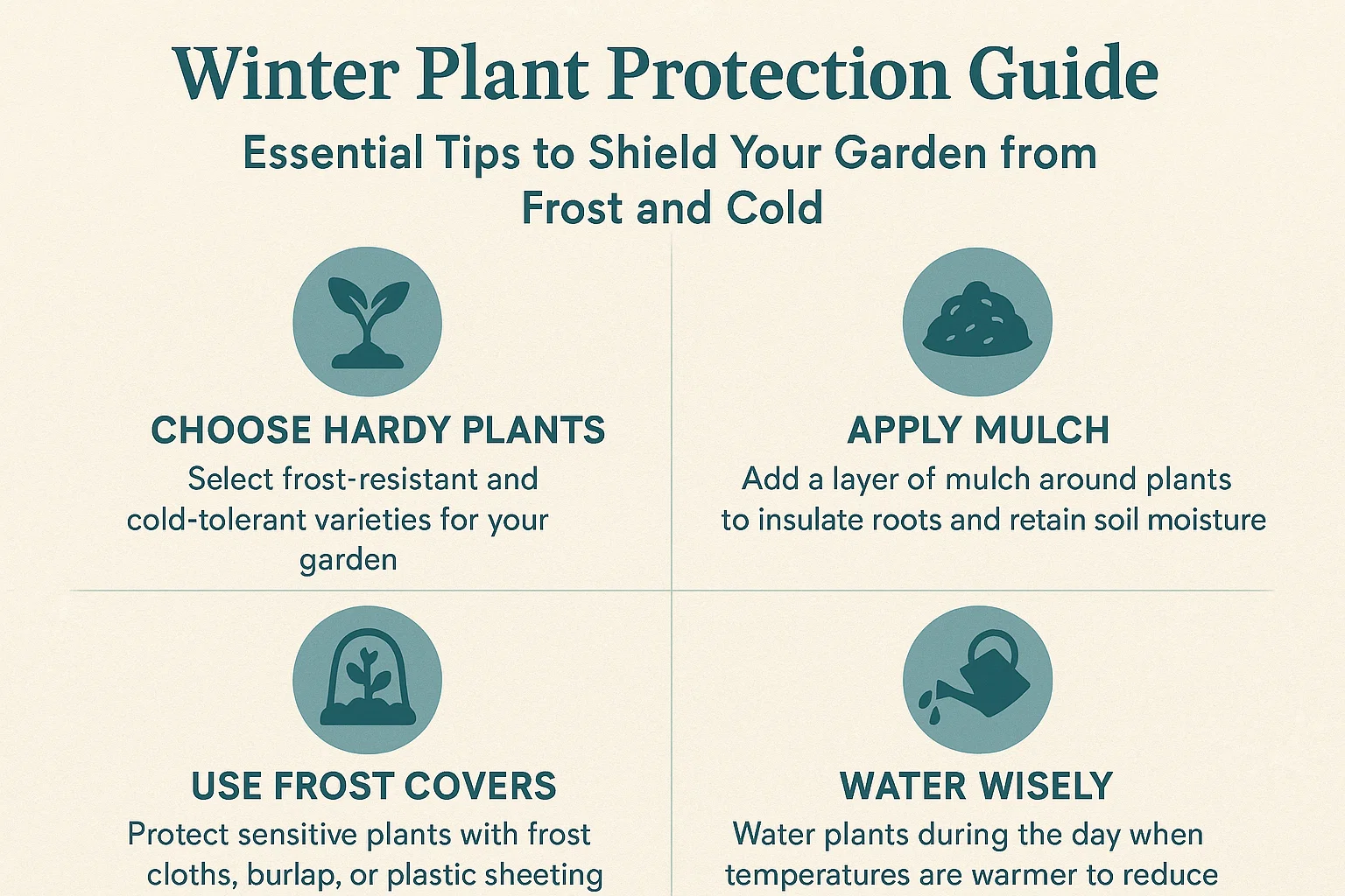 Winter Garden Protection infographic