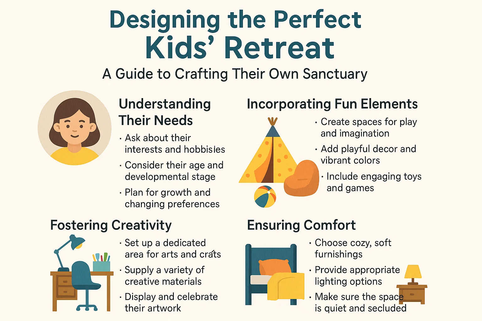 Kids' Sanctuary Design infographic