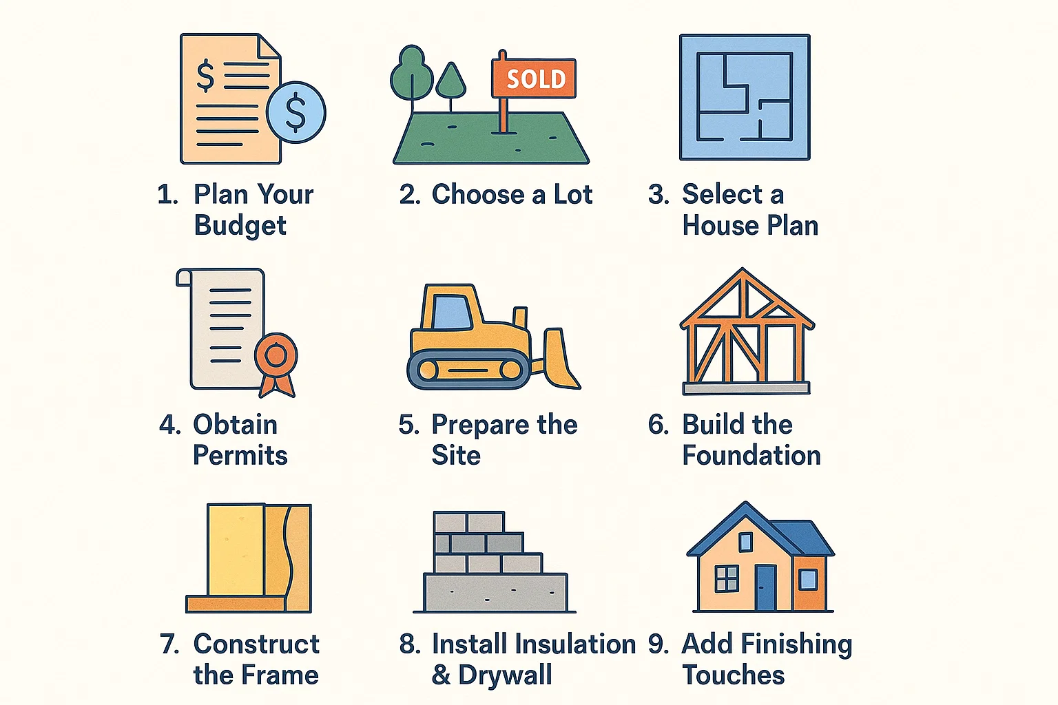 Home Building Guide infographic
