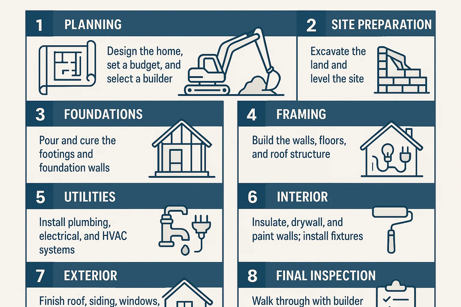 Home Building Guide infographic