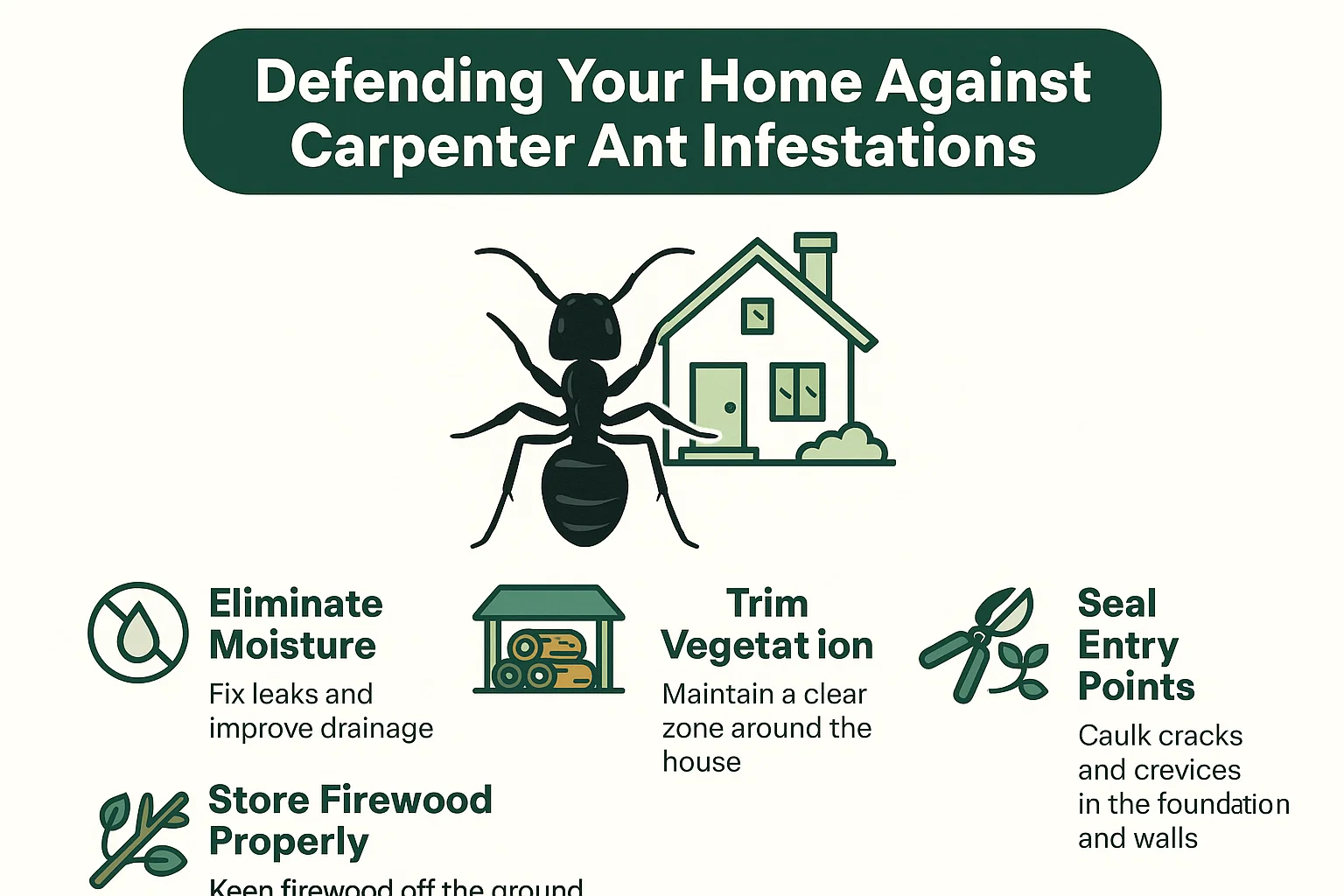 Carpenter Ant Protection Guide infographic