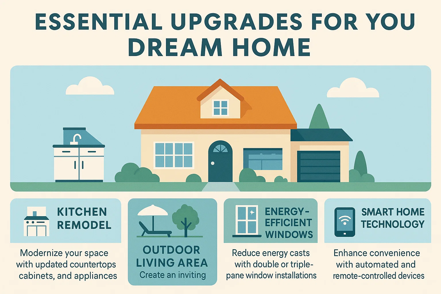Home Upgrade Ideas infographic