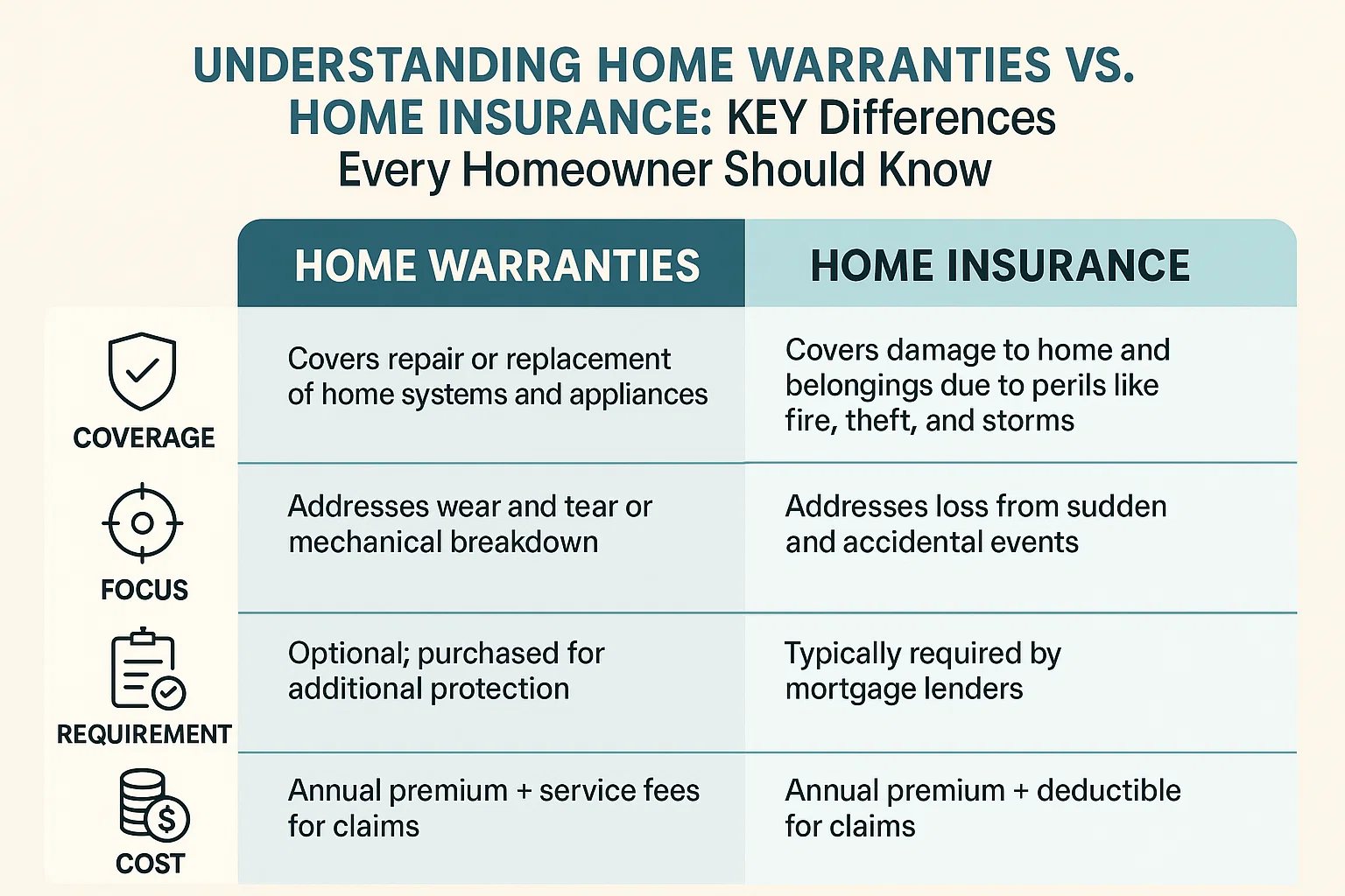 Home Protection Differences infographic