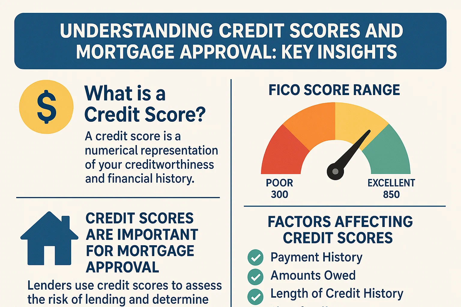 Credit Score Insights infographic