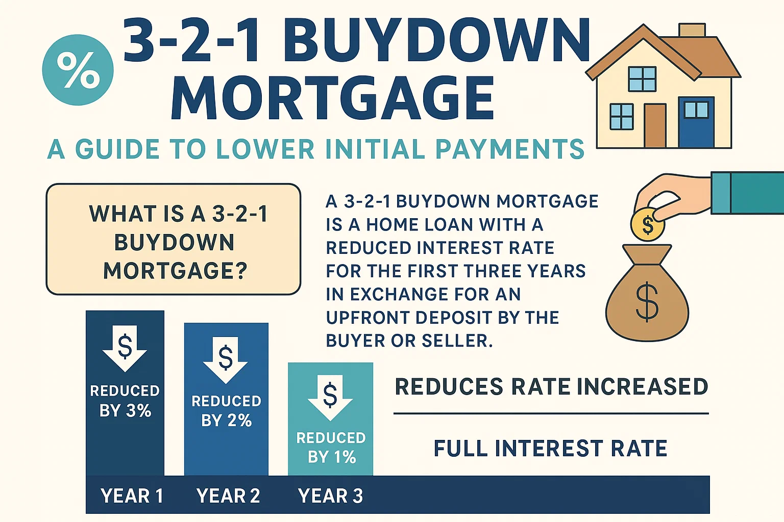 3-2-1 Buydown Explained infographic