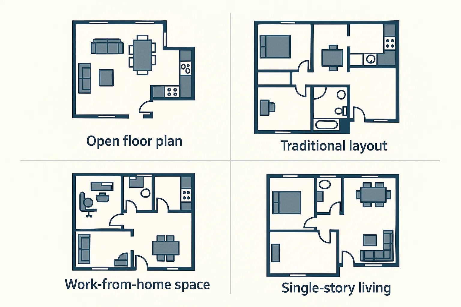 Floor Plan Choices infographic