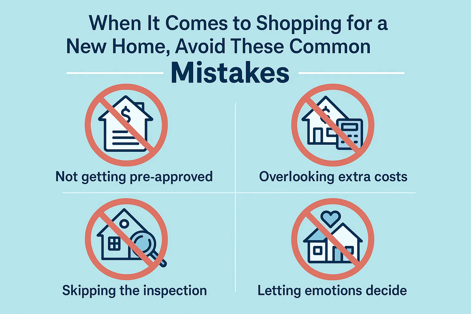 Home Buying Tips infographic