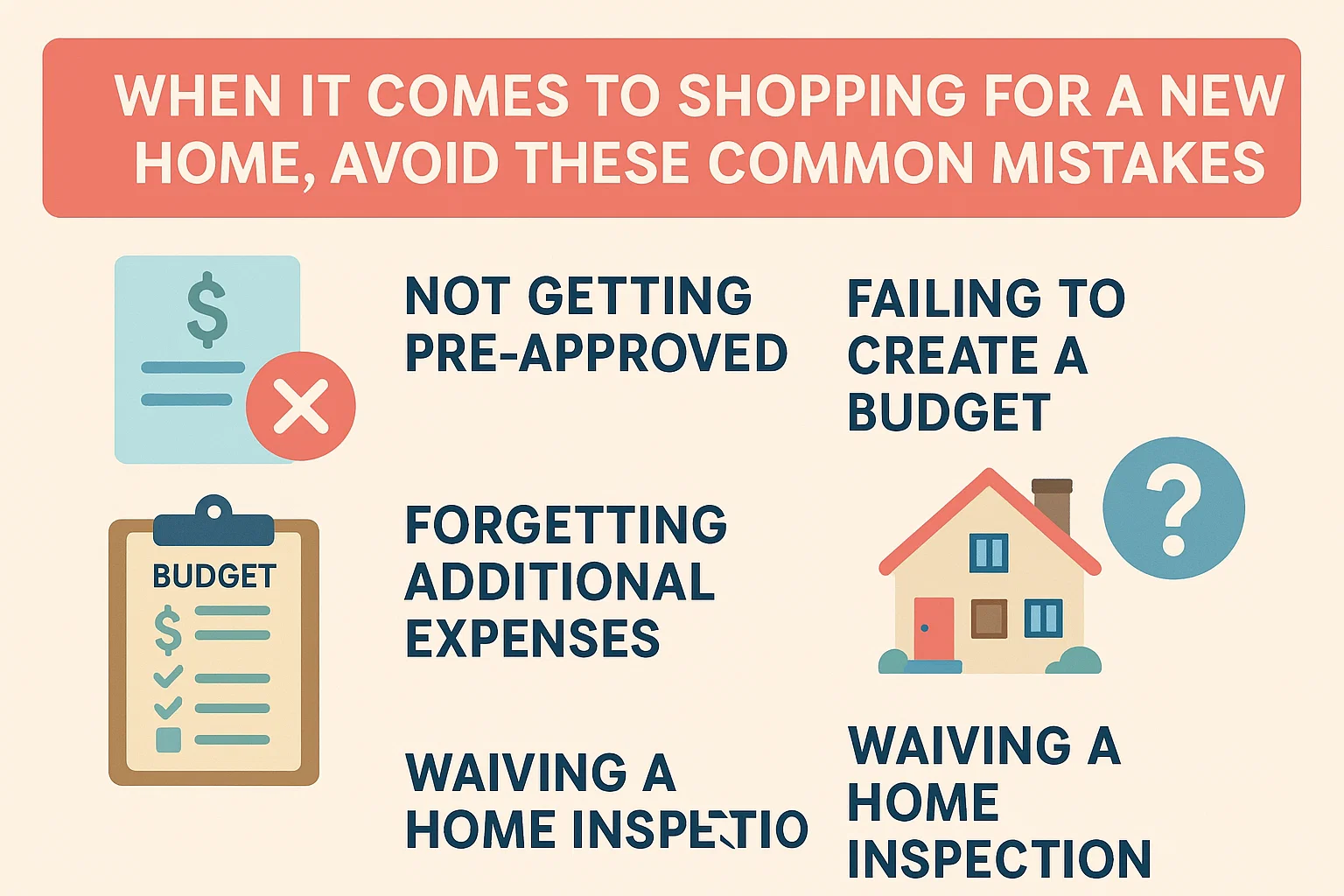 Home Buying Tips infographic