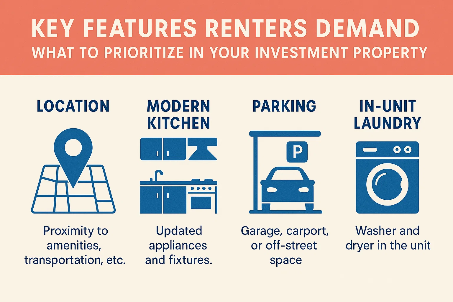 Renters' Key Demands infographic