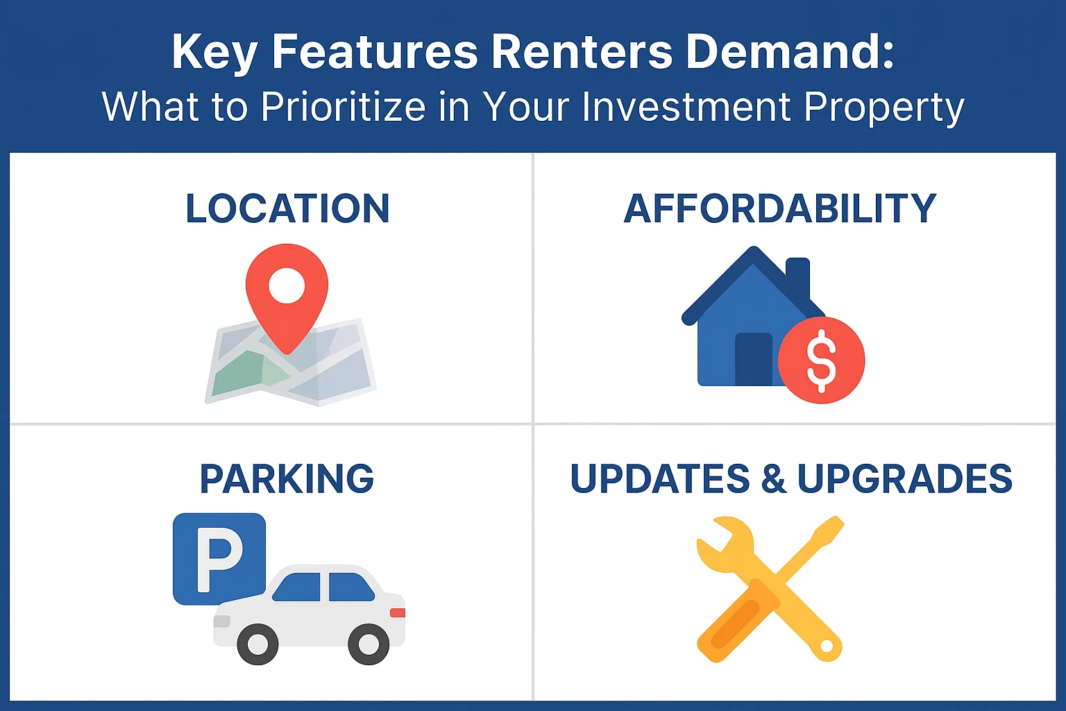 Renters' Key Demands infographic