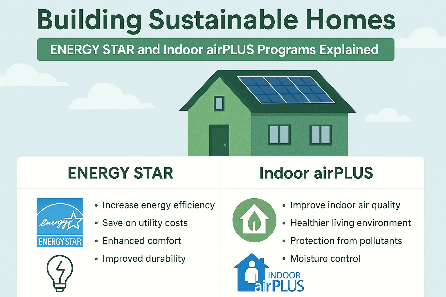 Sustainable Home Building Infographic infographic