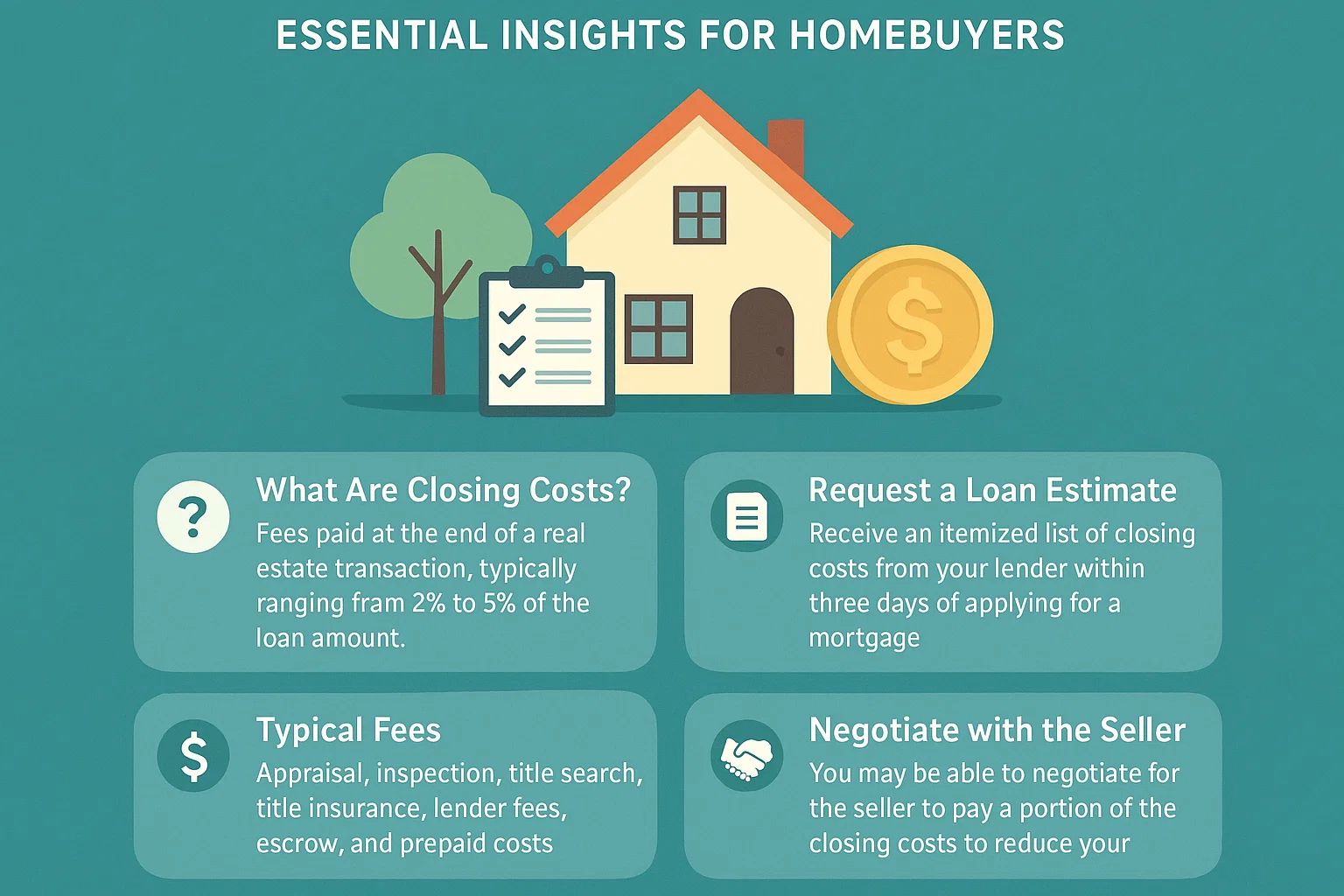 Closing Costs Guide infographic