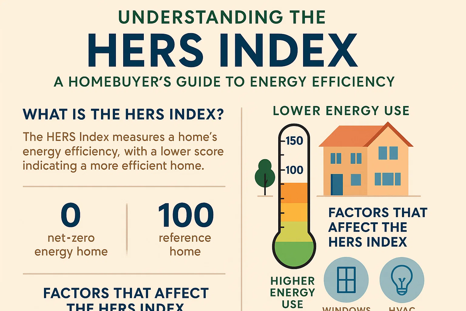 HERS Index Explained infographic