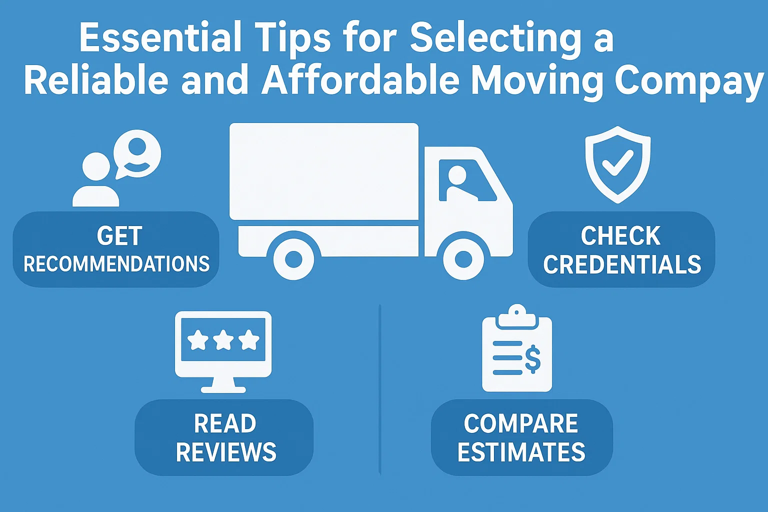 Choosing a Moving Company infographic
