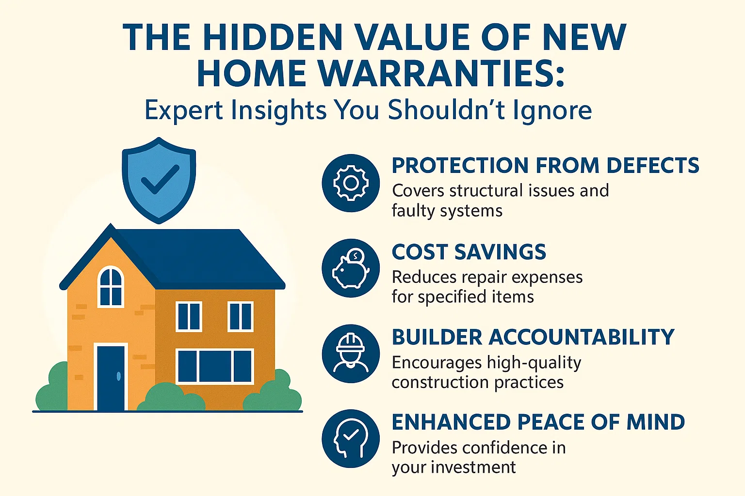 New Home Warranty Insights infographic