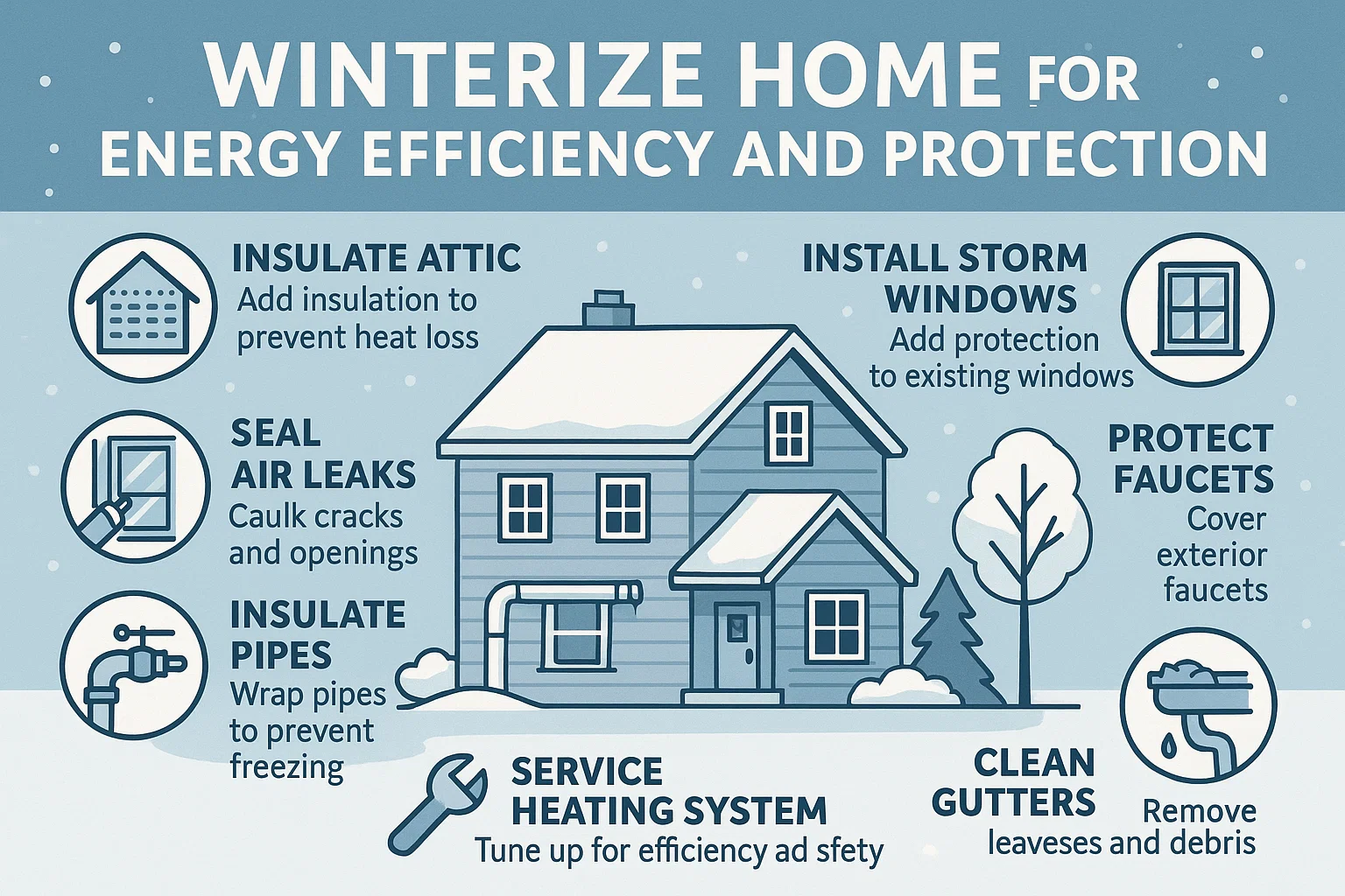 Winterize Your Home infographic
