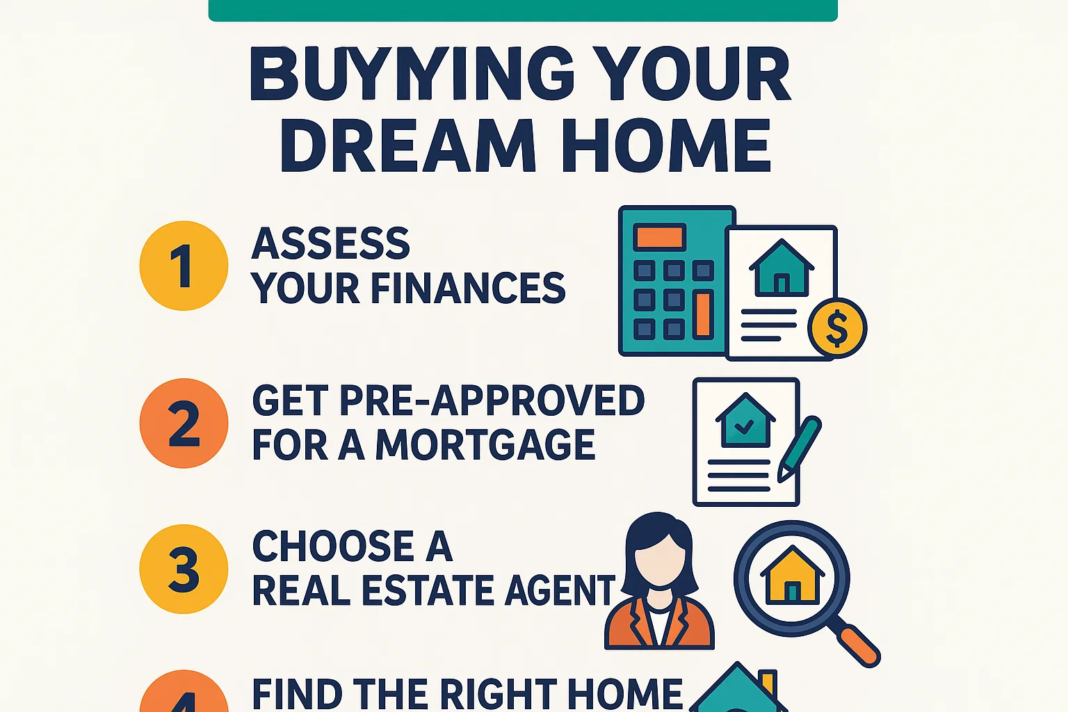 Dream Home Preparation Guide infographic