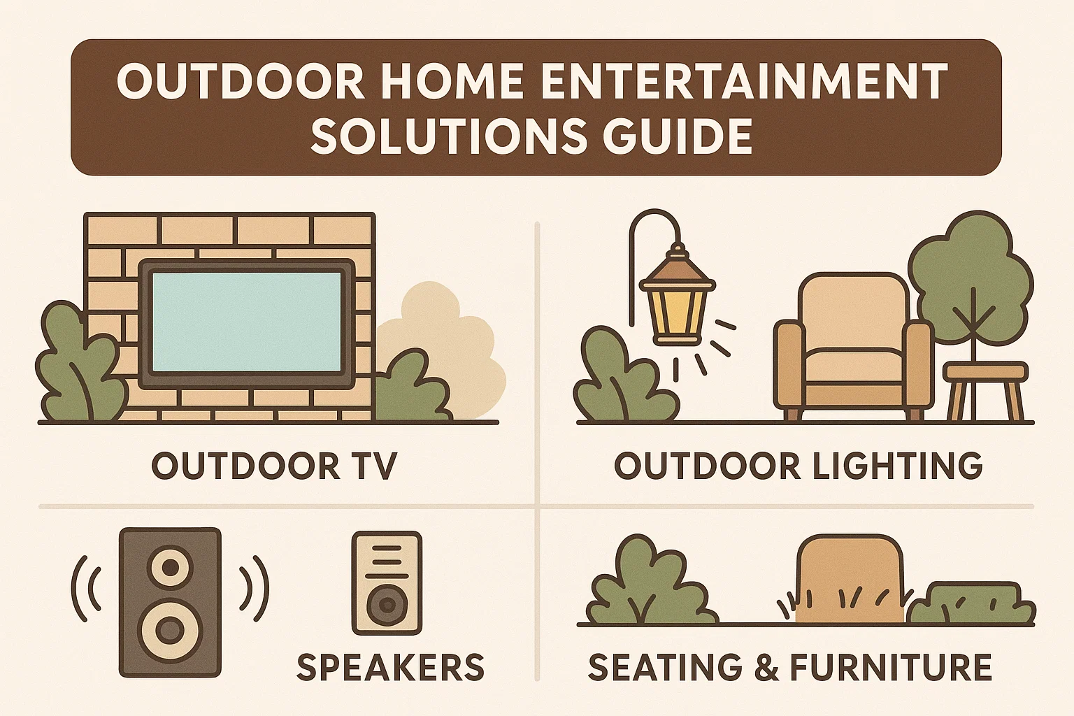 Outdoor Entertainment Guide infographic
