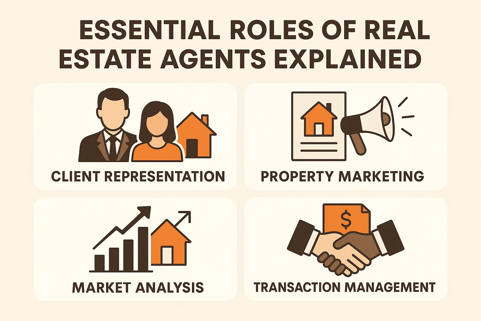 Real Estate Agent Roles infographic