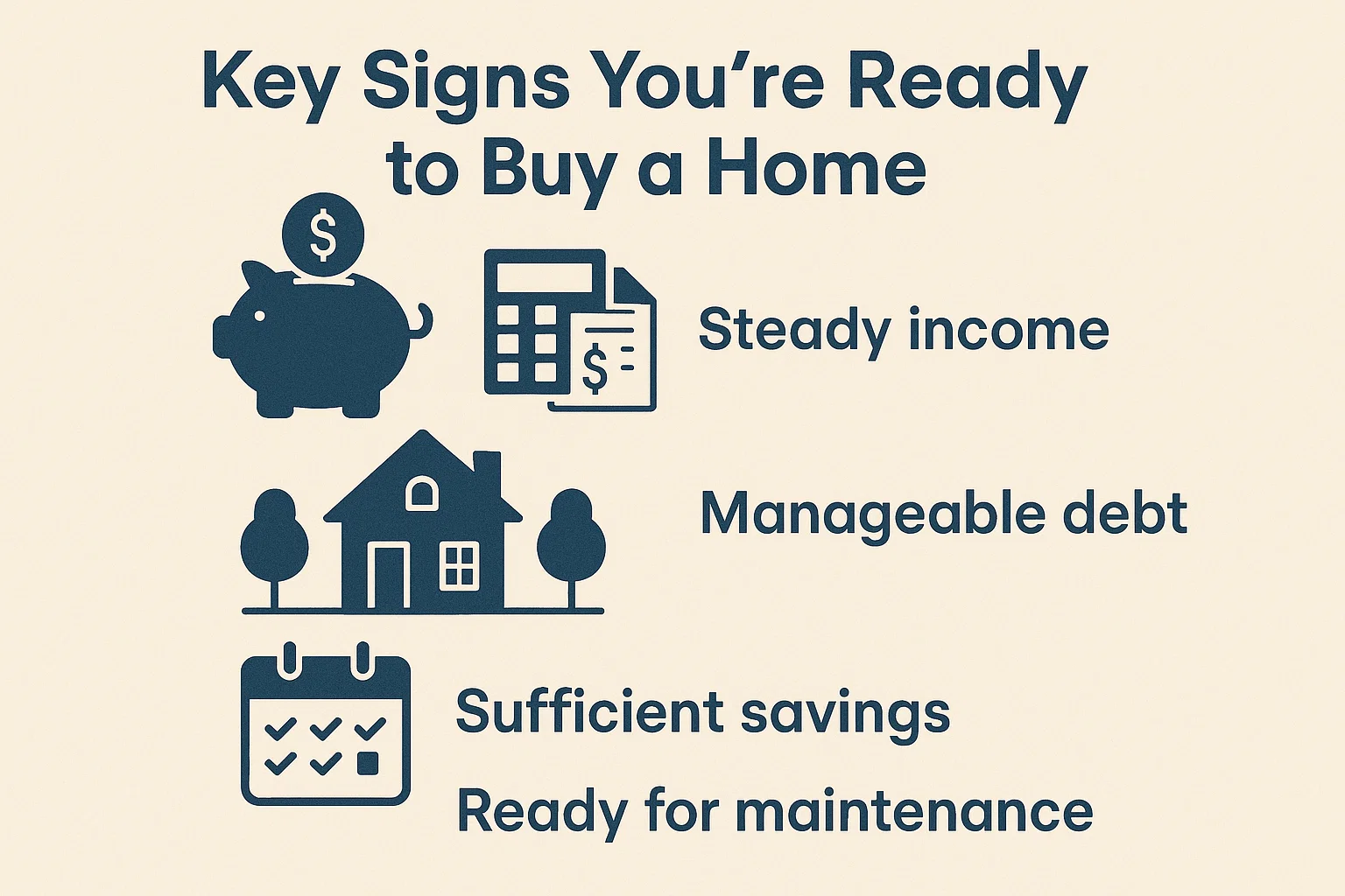 Home Buying Readiness infographic