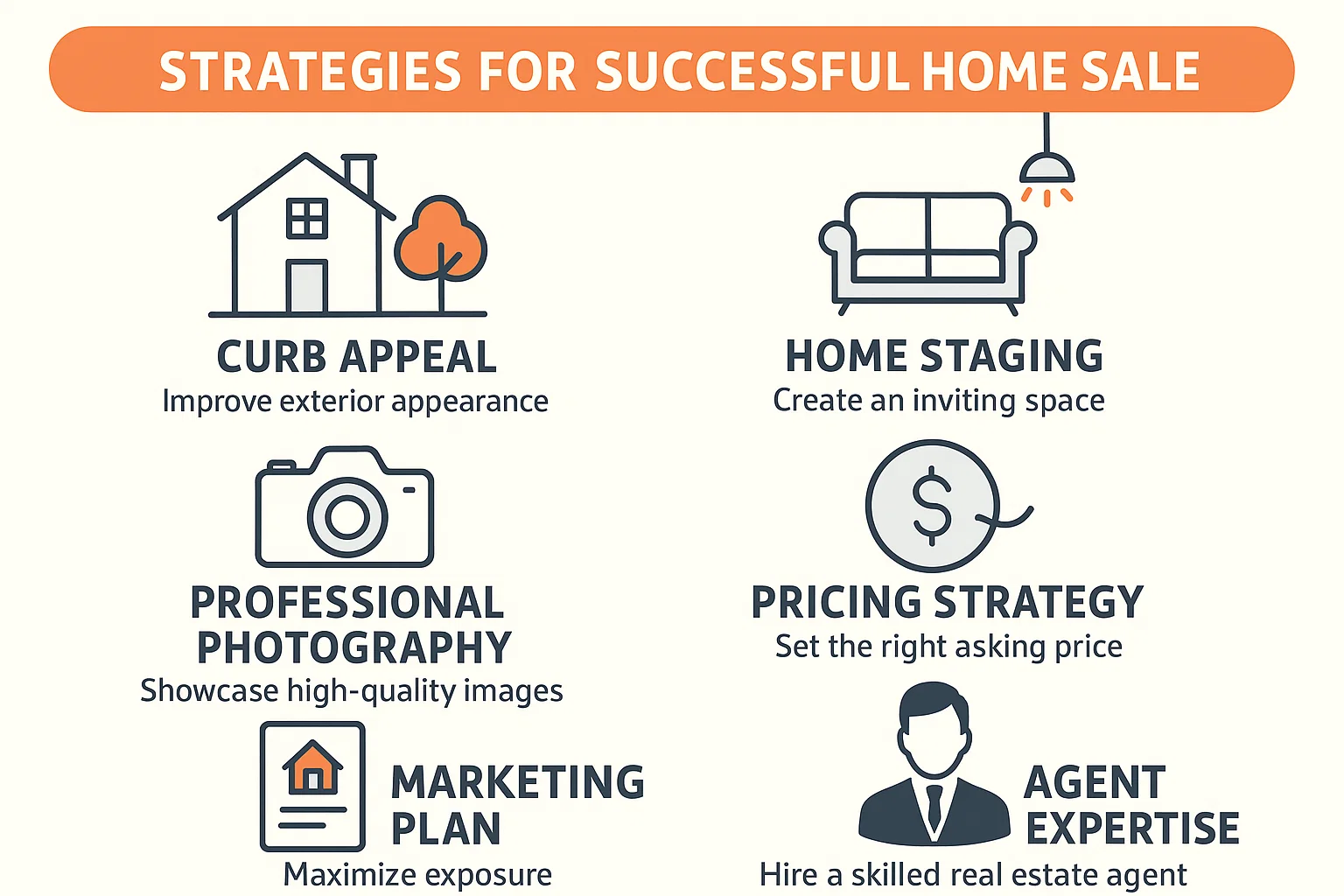 Home Sale Strategies infographic