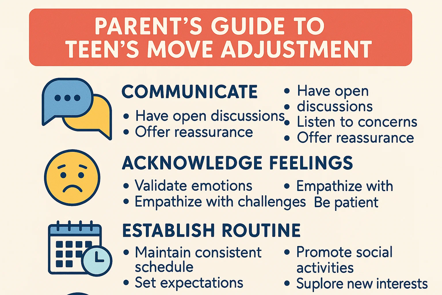 Teen Move Adjustment infographic